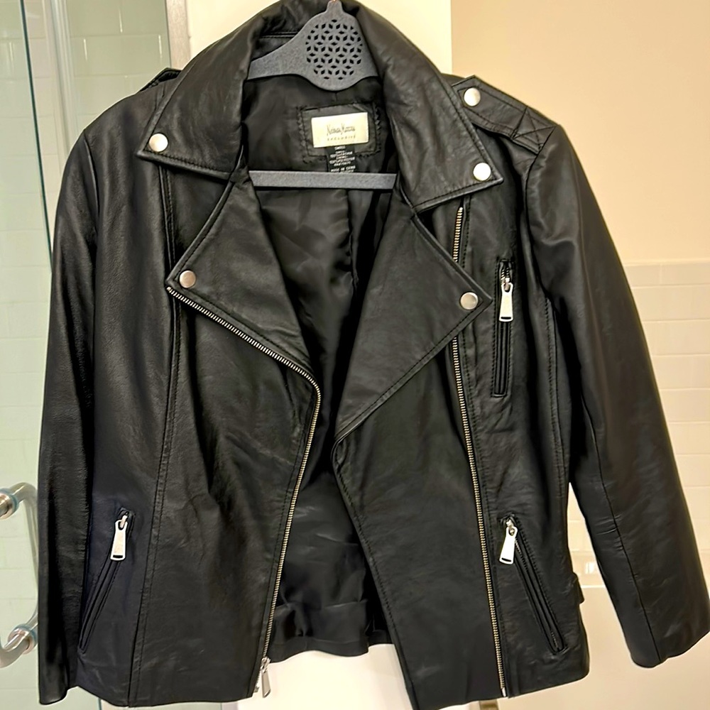 Neiman Marcus Leather Jacket in S